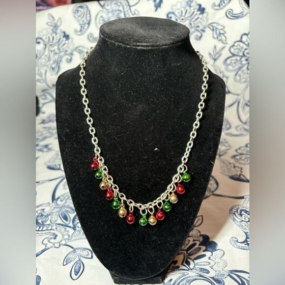 18” Jingle Bells Necklace Lobster Claw Closure EPC - Picture 1 of 3